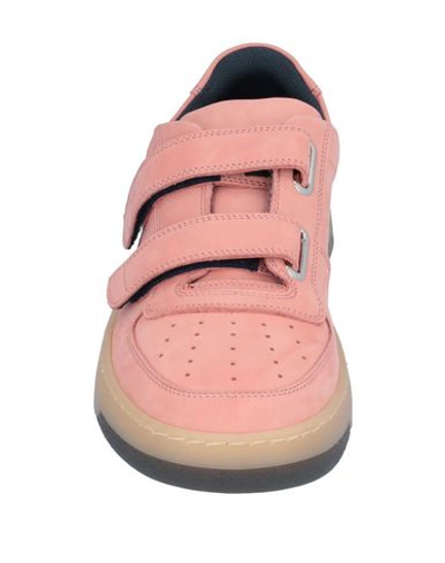 Shop Acne Studios Sneakers In Salmon Pink