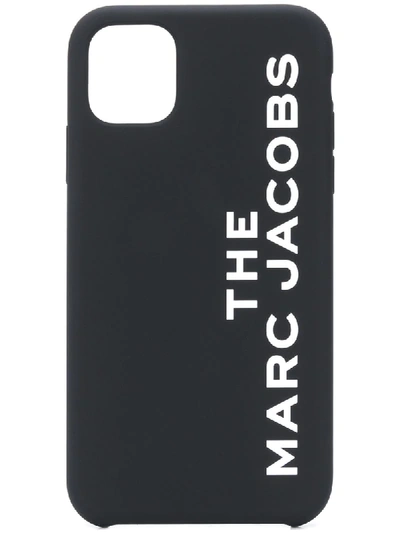 Shop Marc Jacobs Logo Print Iphone Xi Case In Black