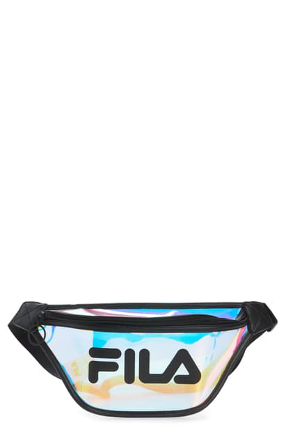 iridescent belt bag