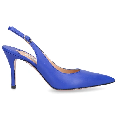 Shop Roberto Festa Slingback Pumps New Mentha In Blue