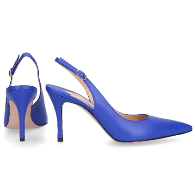 Shop Roberto Festa Slingback Pumps New Mentha In Blue