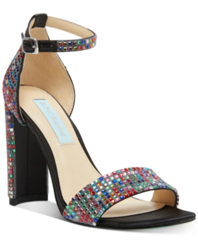 Shop Betsey Johnson Rina Dress Sandal Women's Shoes In Rainbow