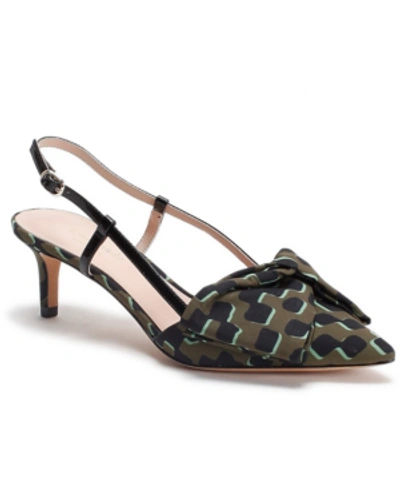 Shop Kate Spade Marseille Dress Pumps In Ivy Leaf