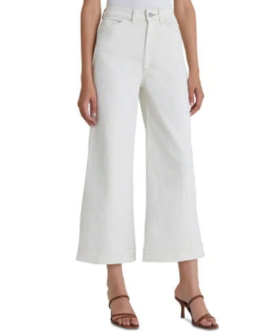 Shop Ag Rosie Cropped Wide-leg Jeans In Moderne Wh