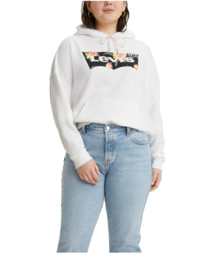 levi's floral hoodie