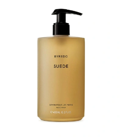 Shop Byredo Suede Hand Wash (450ml) In White