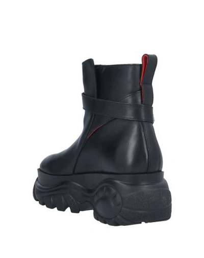 Shop Buffalo Woman Ankle Boots Black Size 10 Soft Leather