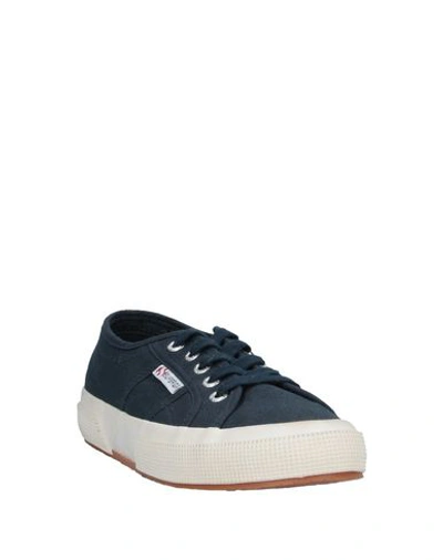 Shop Superga Woman Sneakers Midnight Blue Size 7.5 Textile Fibers