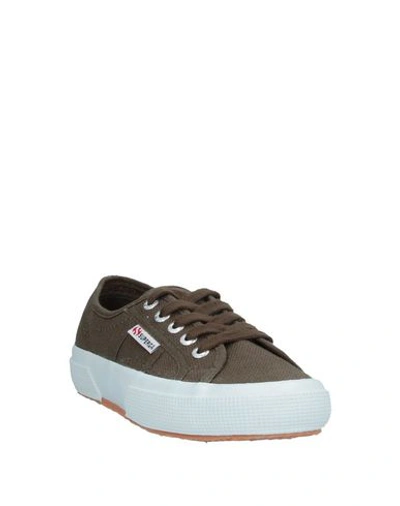 Shop Superga Sneakers In Military Green
