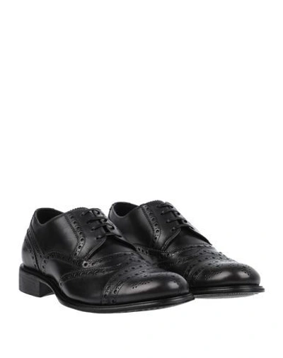 Shop Dolce & Gabbana Lace-up Shoes In Steel Grey