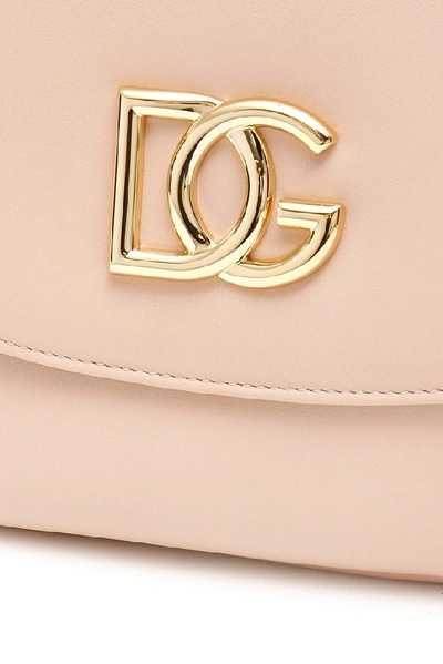 Shop Dolce & Gabbana Millennials Shoulder Bag In Beige