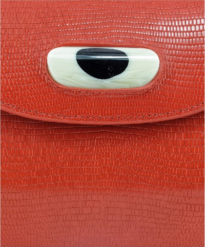 Shop Marni Cyclops Shoulder Bag In Red