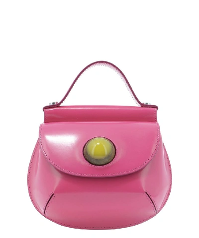 Shop Marni Cyclops Shoulder Bag In Pink