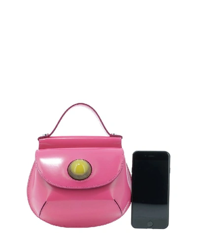 Shop Marni Cyclops Shoulder Bag In Pink