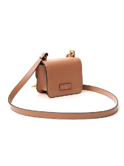 Shop Valentino Vsling Mini Shoulder Bag In Brown