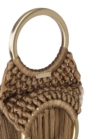 Shop Cult Gaia Mini Angelou Handbag In Brown