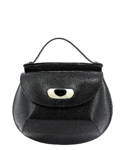 Shop Marni Cyclops Shoulder Bag In Black