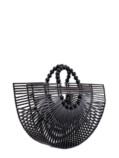 Shop Cult Gaia Fan Ark Handbag In Black