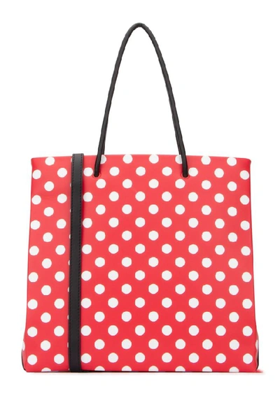 Shop Moschino Polka Dot Handbag In Red