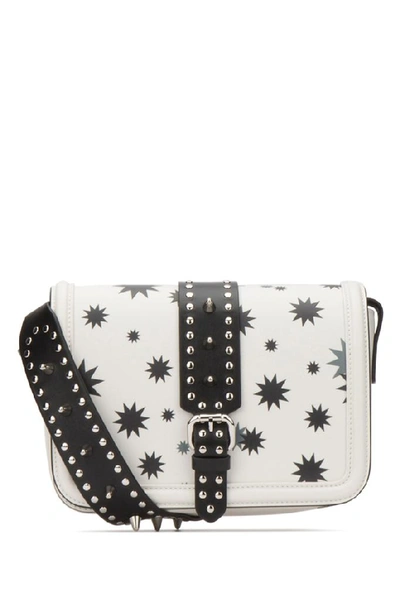 Shop Red Valentino Redvalentino Star Print Shoulder Bag In White