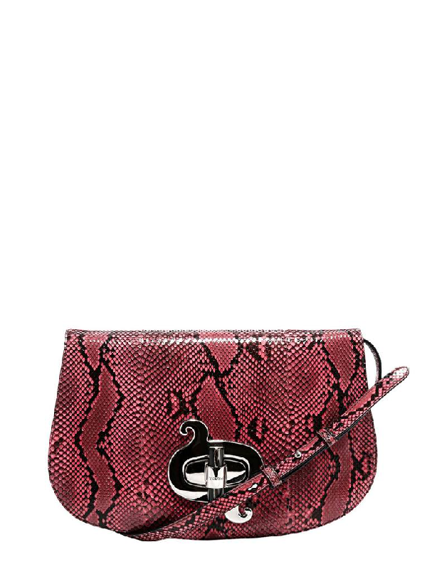 prada embossed logo handbag