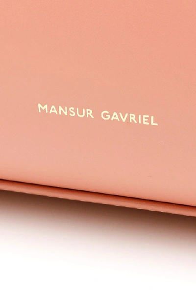 Shop Mansur Gavriel Elegant Bag In Pink