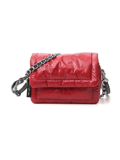 Shop Marc Jacobs The Mini Pillow Shoulder Bag In Red