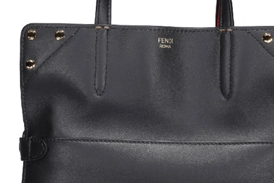Shop Fendi Flip Tote Bag In Multi