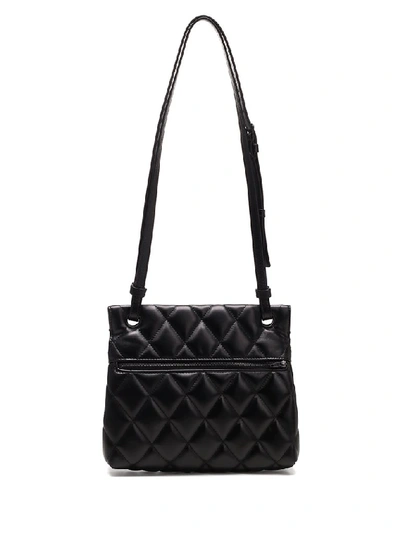 Shop Balenciaga B. Medium Quilted Shoulder Bag In Black