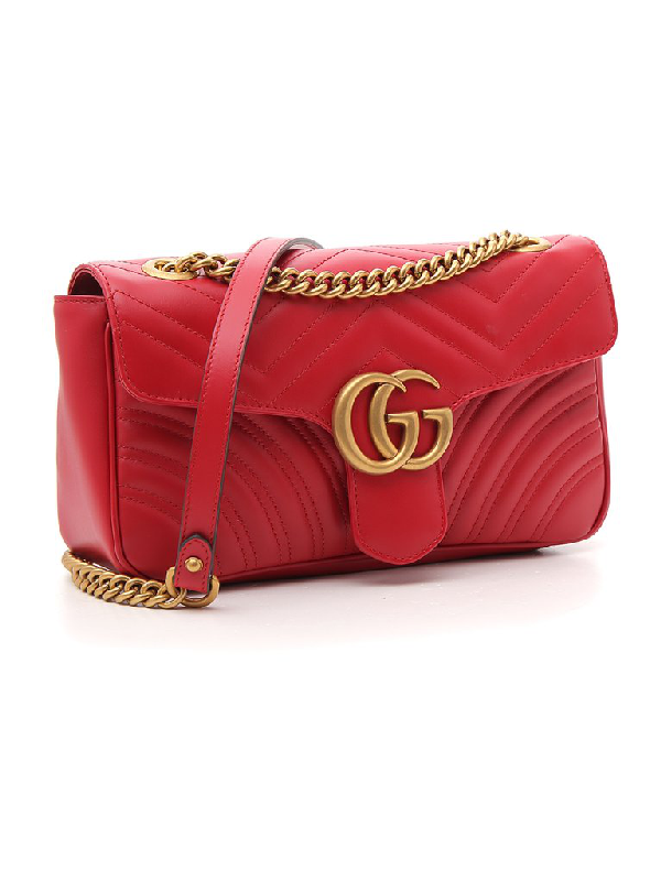 gg marmont medium matelassé top handle bag