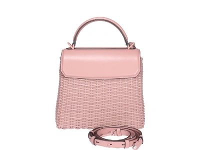 Shop Ferragamo Salvatore  Boxyz Top Handle Bag In Pink