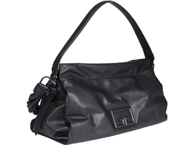 Shop Givenchy Id93 Shoulder Bag In Black