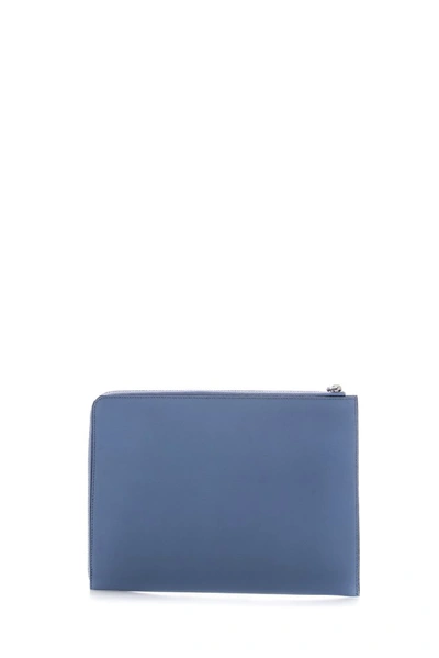 Shop Fendi 2jours Clutch Bag In Blue