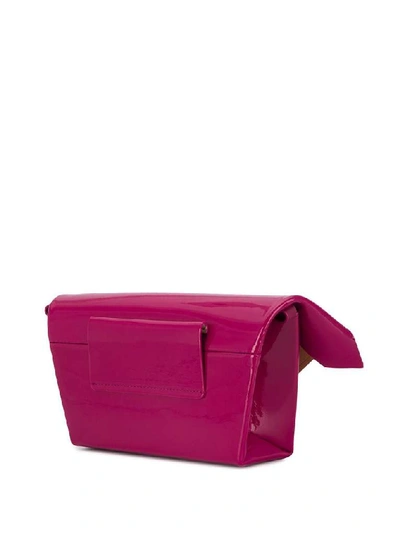 Shop Maison Margiela Snatched Clutch Bag In Pink