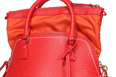 Shop Maison Margiela 5ac Mini Tote Bag In Red