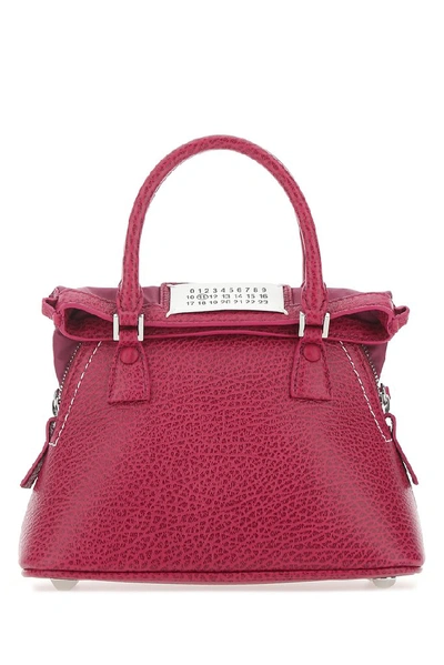 Shop Maison Margiela 5ac Micro Tote Bag In Red