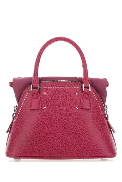 Shop Maison Margiela 5ac Micro Tote Bag In Red