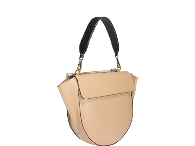 Shop Wandler Hortensia Medium Shoulder Bag In Beige