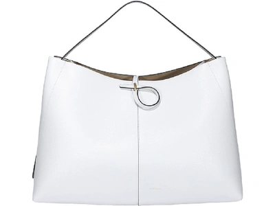 Shop Wandler Ava Tote Bag In White