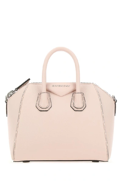 Shop Givenchy Mini Antigona Tote Bag In Pink