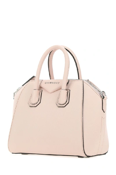 Shop Givenchy Mini Antigona Tote Bag In Pink