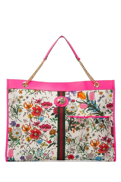 Shop Gucci Rajah Maxi Tote Bag In Multi