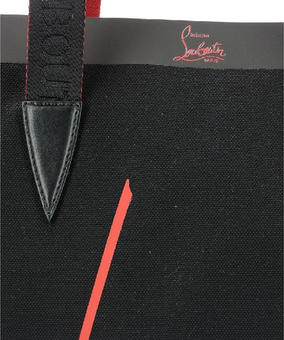 Shop Christian Louboutin Logo Tote Bag In Black