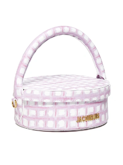 Shop Jacquemus La Boîte À Gateaux Top Handle Bag In Pink