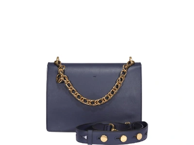 Shop Fendi Kan U Small Shoulder Bag In Blue