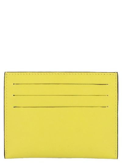 Shop Givenchy Logo Cardholder In Yellow