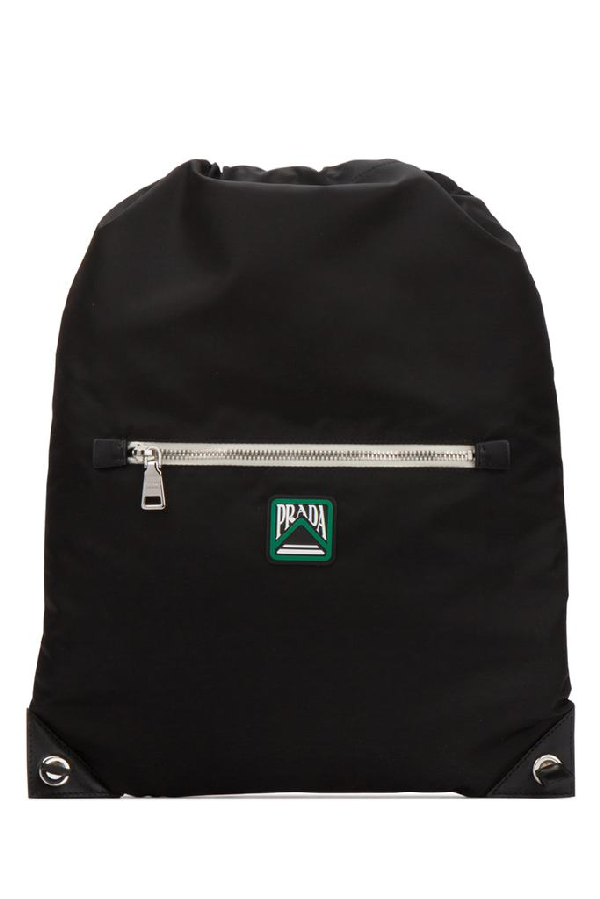 black designer rucksack