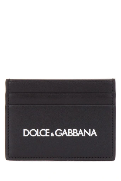 Shop Dolce & Gabbana Logo Cardholder In Black