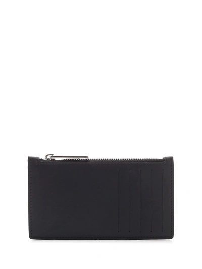 Shop Givenchy Split Logo Zipped Cardholder In Black