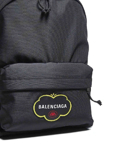 Shop Balenciaga Explorer Backpack In Black